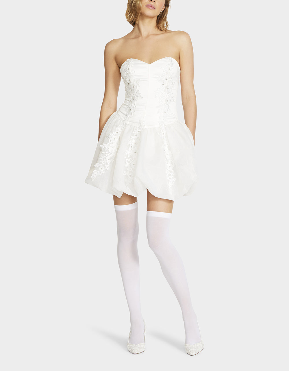 NESA MINI DRESS WHITE
