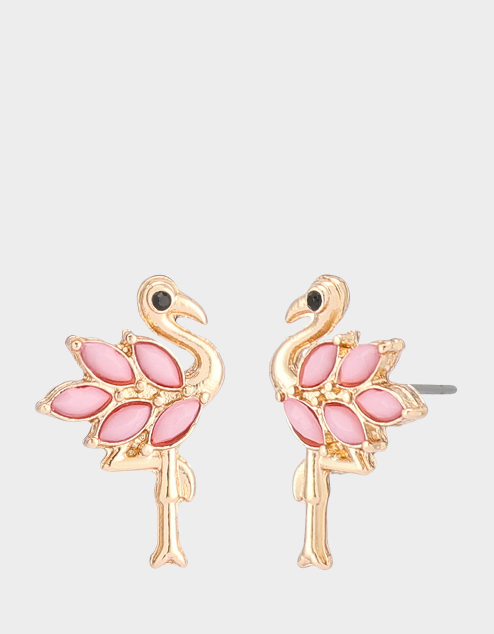 BETSEYS BACKYARD FLAMINGO STUDS LIGHT PINK