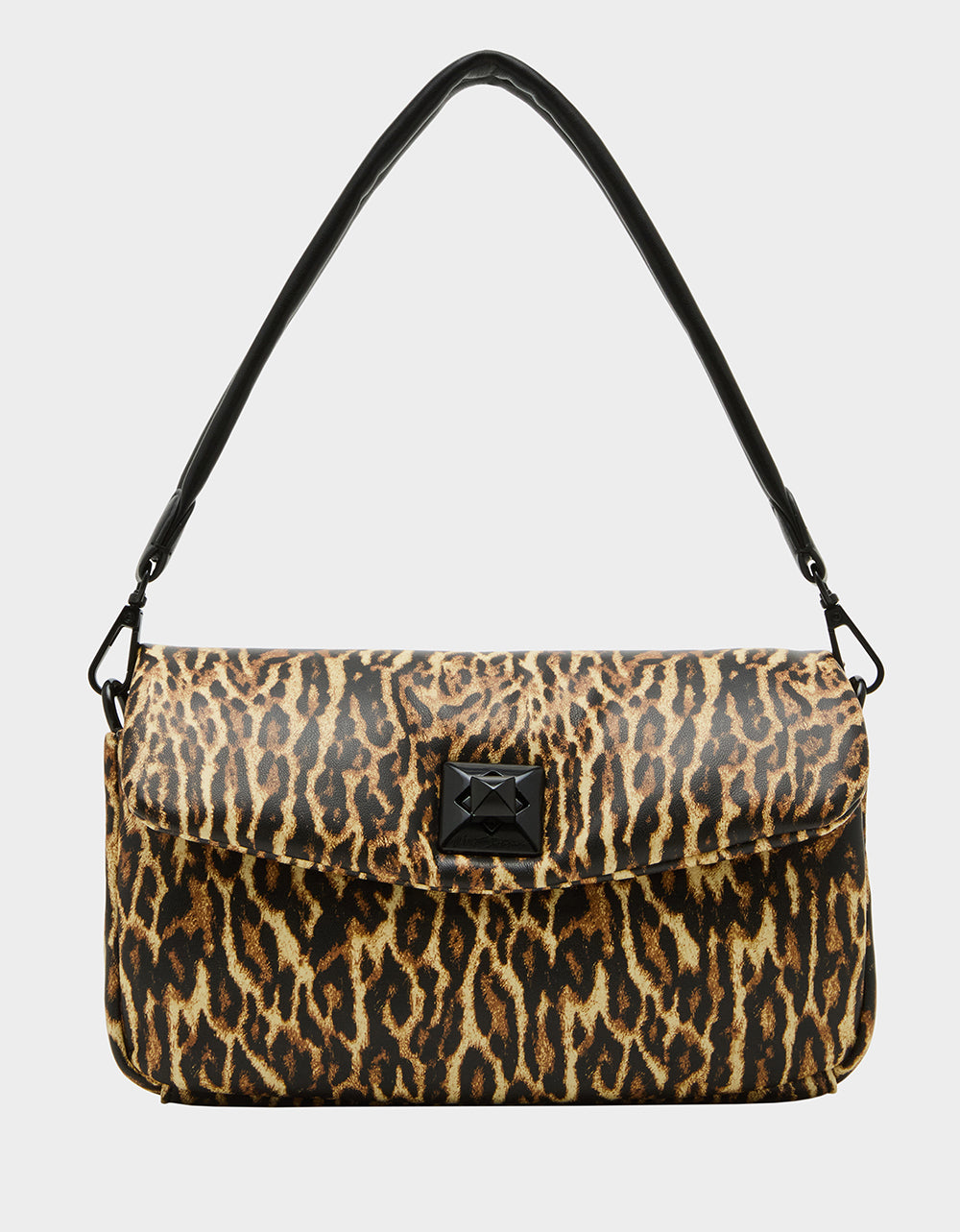 PUFFED FLAP SHOULDER LEOPARD