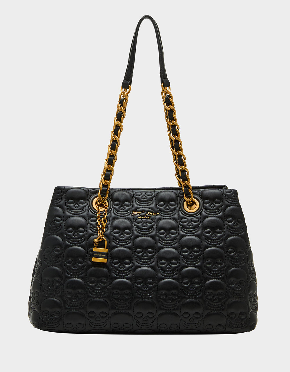 SKELE-TEASE COMPARTMENT TOTE BLACK