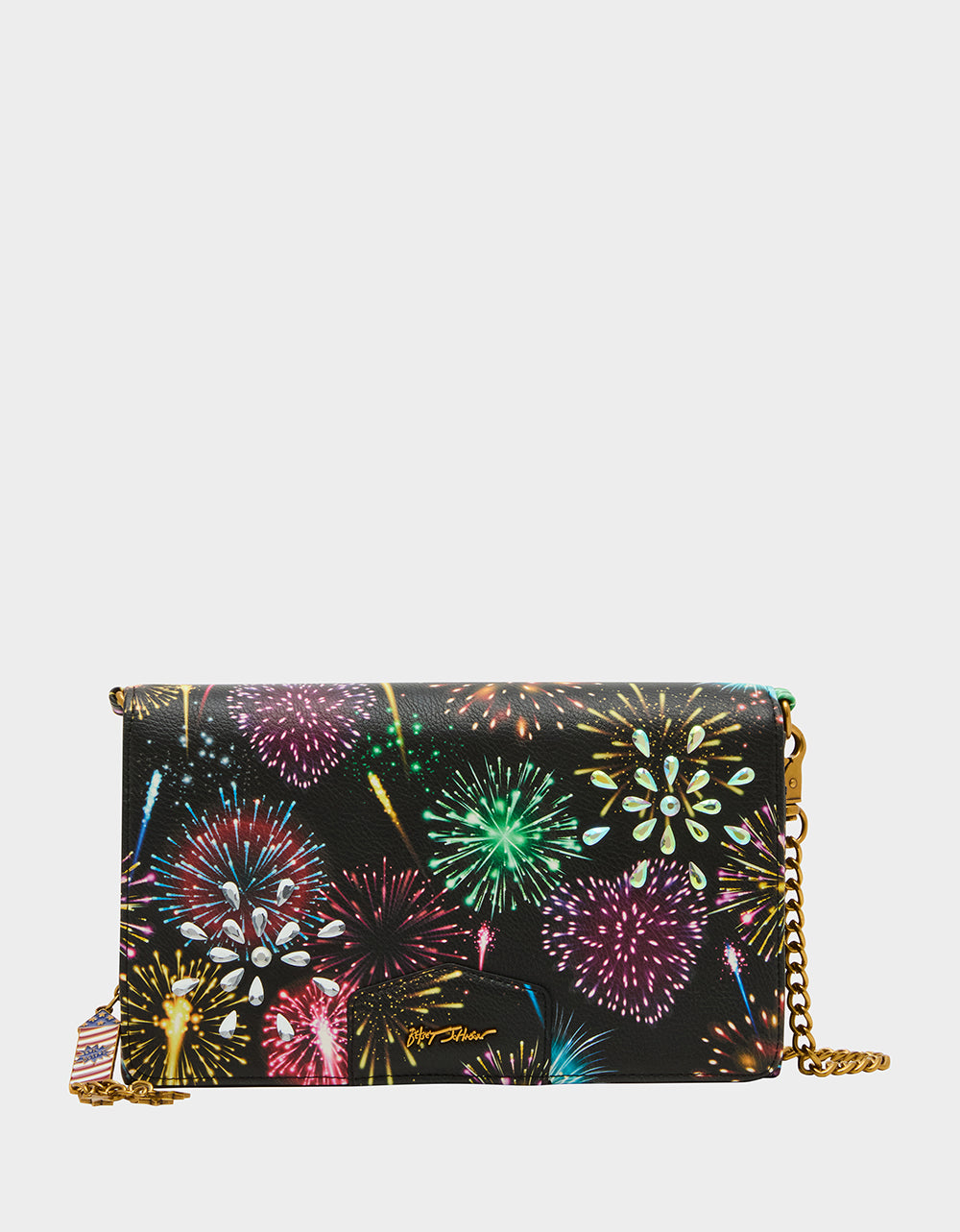 SPARK JOY WALLET ON CHAIN BLACK MULTI