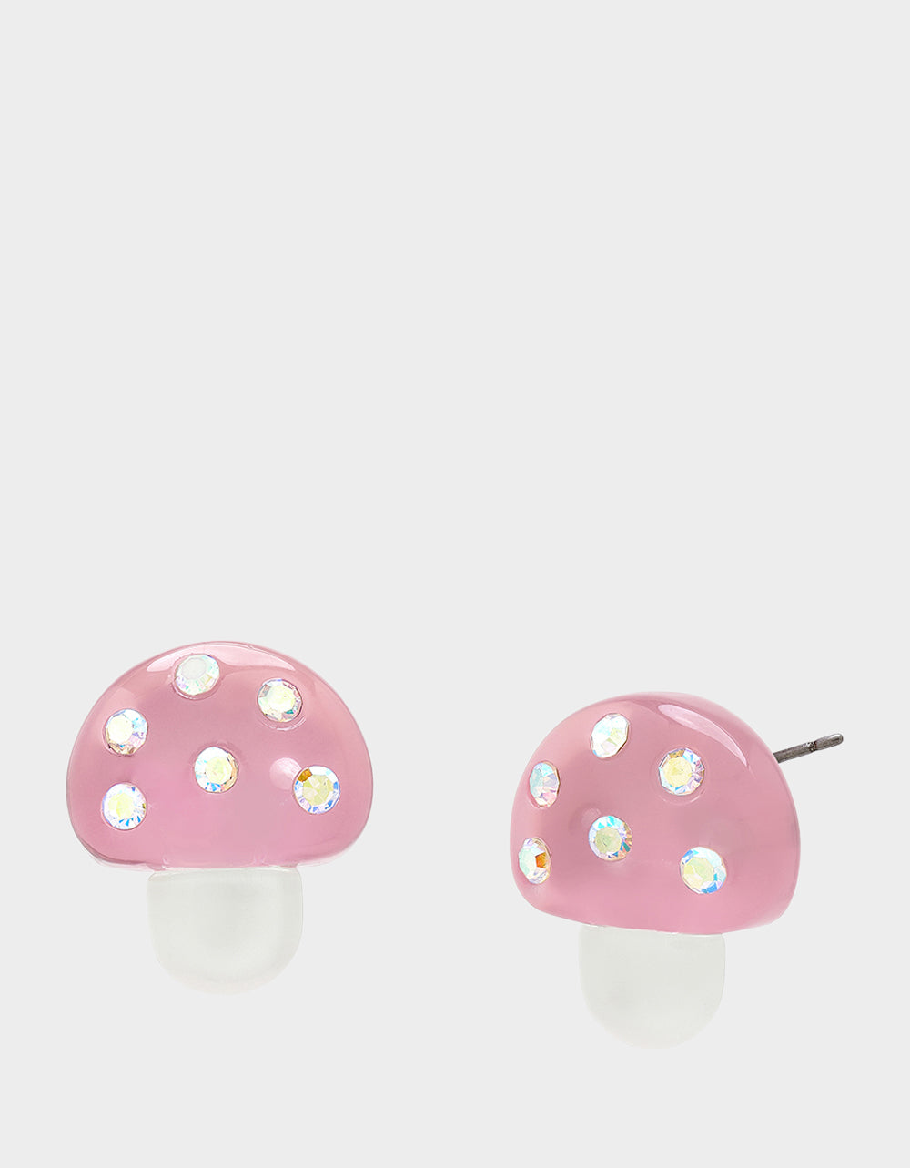 HOP TO IT MUSHROOM STUDS PINK