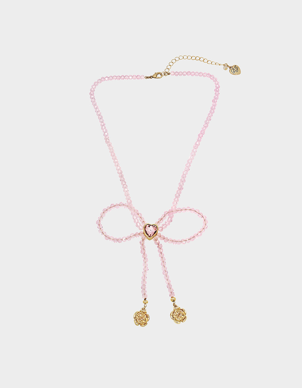 SWEETHEART SWOON BOW PENDANT PINK