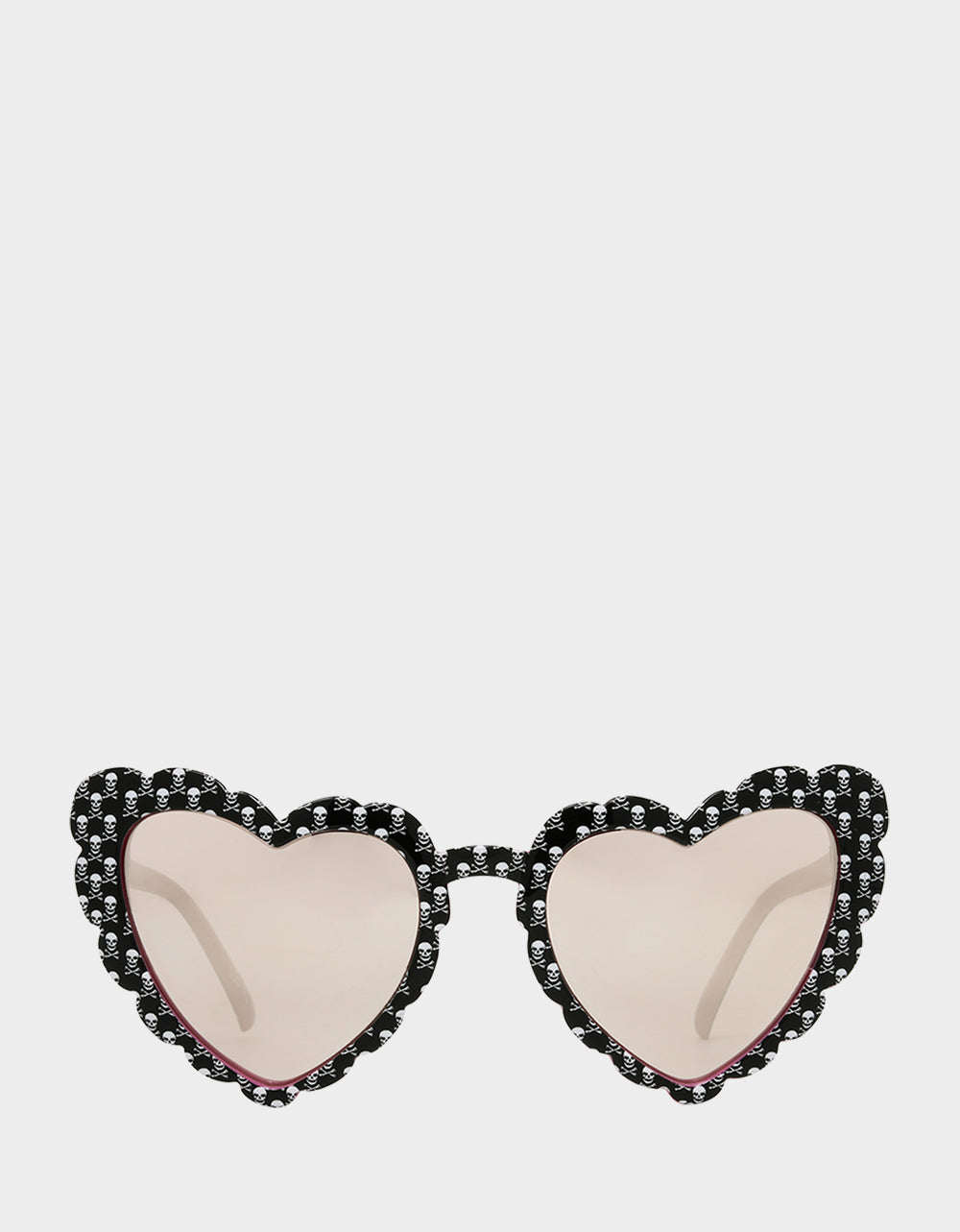 XOXO SKULL HEART SUNNIES BLACK