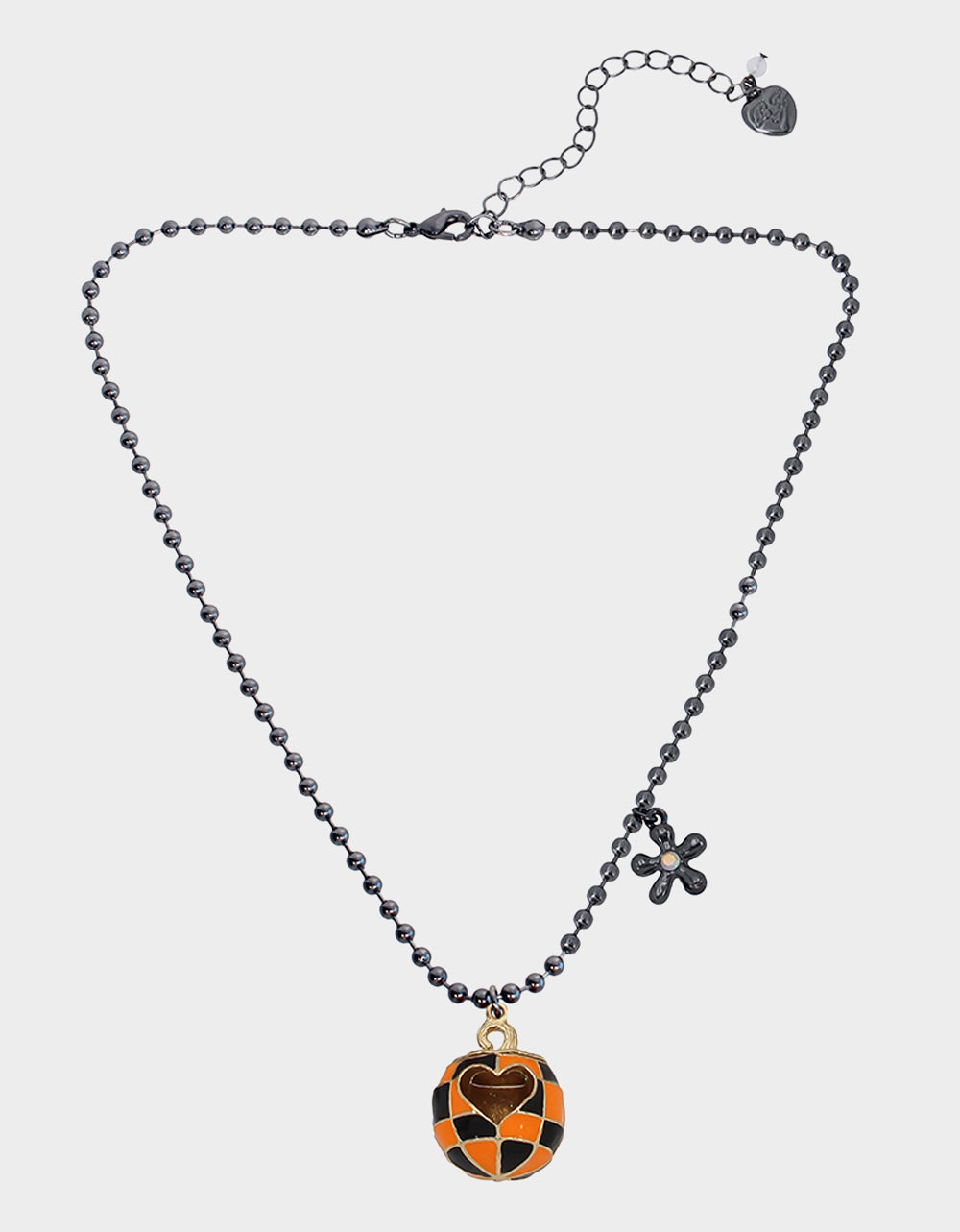 GHOUL FRIENDS PUMPKIN PENDANT ORANGE