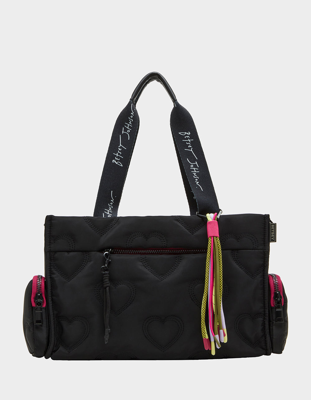 BUNGEE NYLON SATCHEL BLACK
