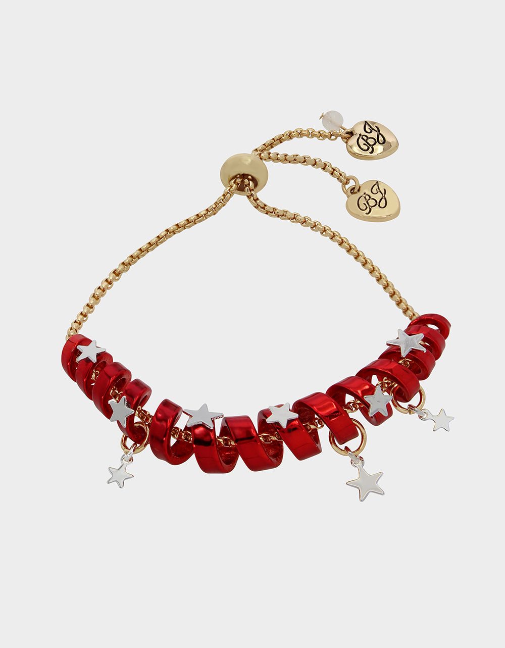 BETSEYS HOLIDAY COIL BRACELET RED